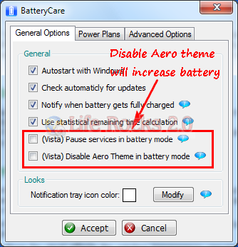 Laptop Battery Monitoring with BatteryCare