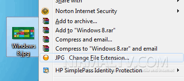 Quickly Change File Extension from Windows Context Menu