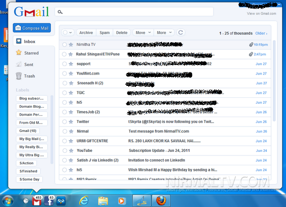  Gmail  Windows 7 -  11