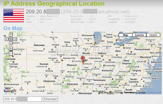 Ip Location Map