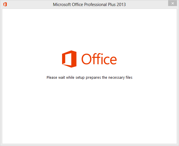 Installing Office 2013