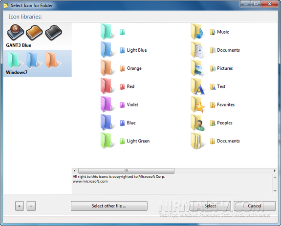 Customize Folder Icon Vista