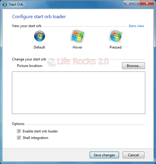 Using Windows 7 Start Orb Changer Program