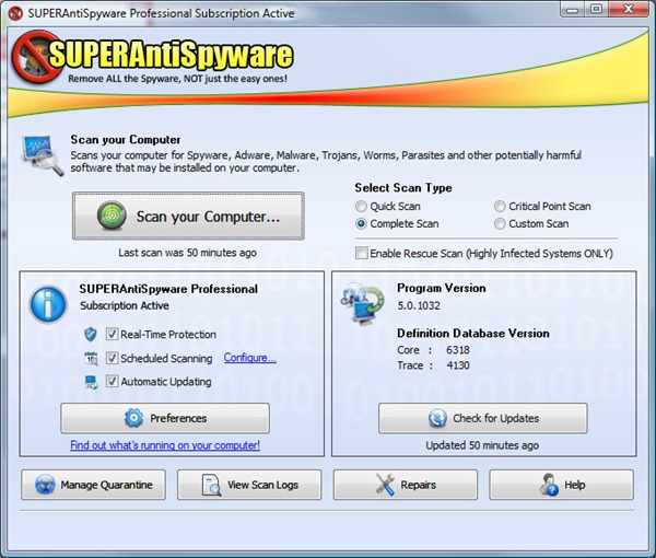 Spyware Protection Rogue Program