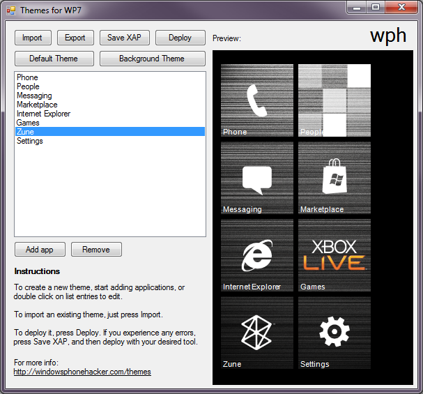 phone themes on Themes For Windows Phone 7