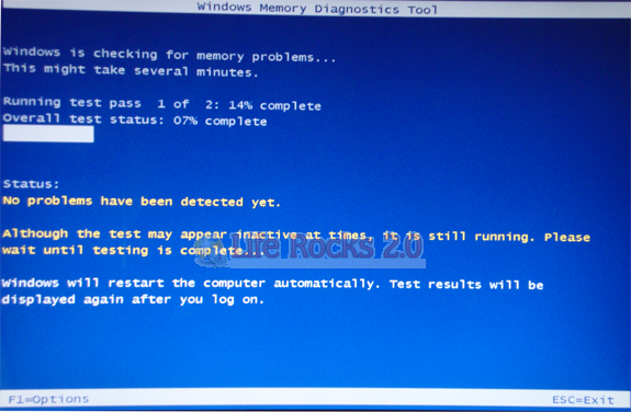 Memory Diagnostic Program Windows 7