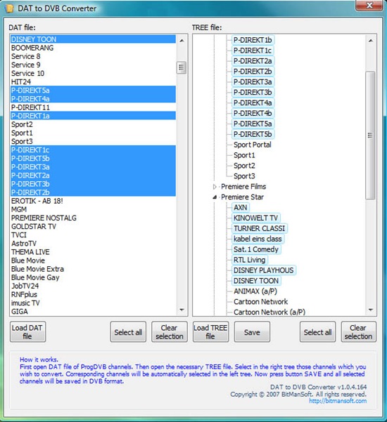 DAT to DVB converter