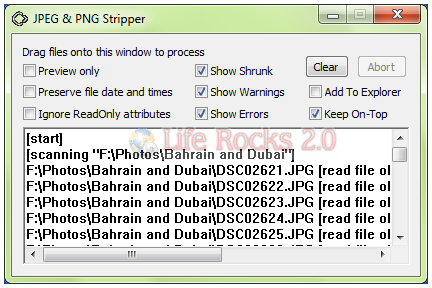 JPEG and PNG Stripper