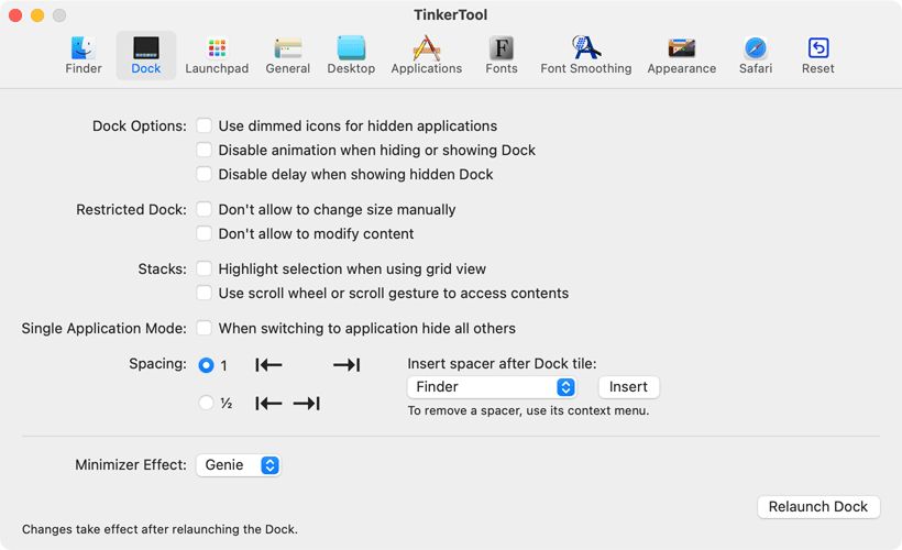 activate hidden features on MacOS