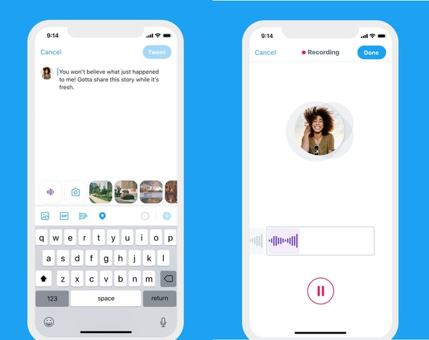 Send Voice Message as DM on Twitter