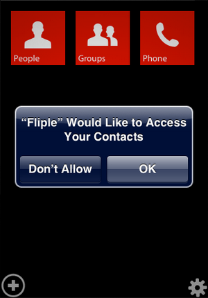 Access contacts