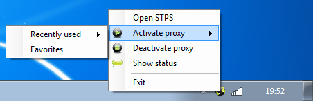 Activate proxy