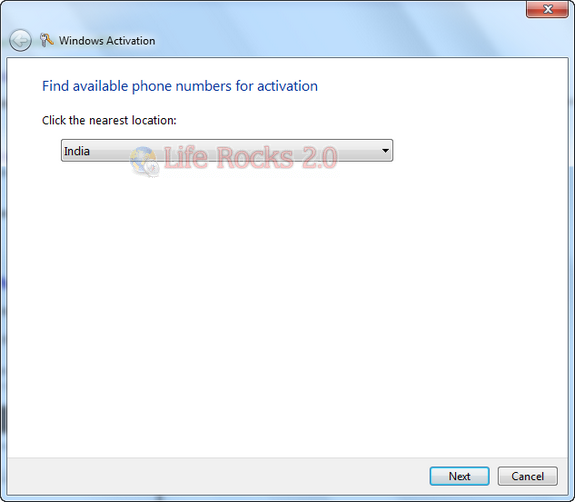 Activate windows 7 phone