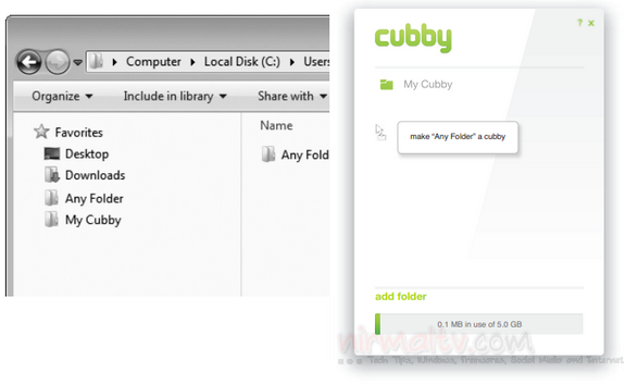 Add Folder to Cubby