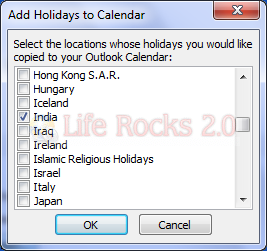 Add National holidays