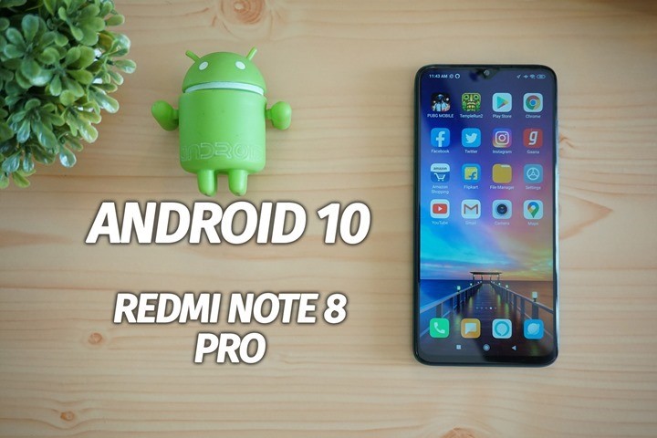Redmi Note 8 Pro Android 10