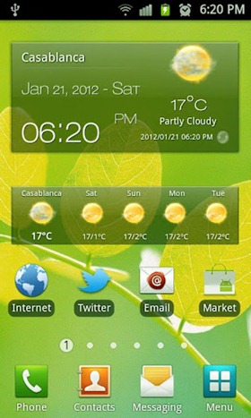 Android weather