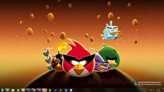 Angry birds space theme