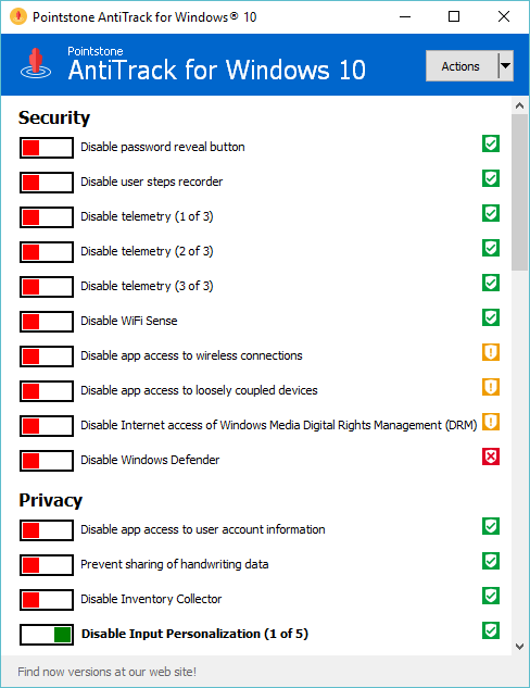 AntiTrack for Windows