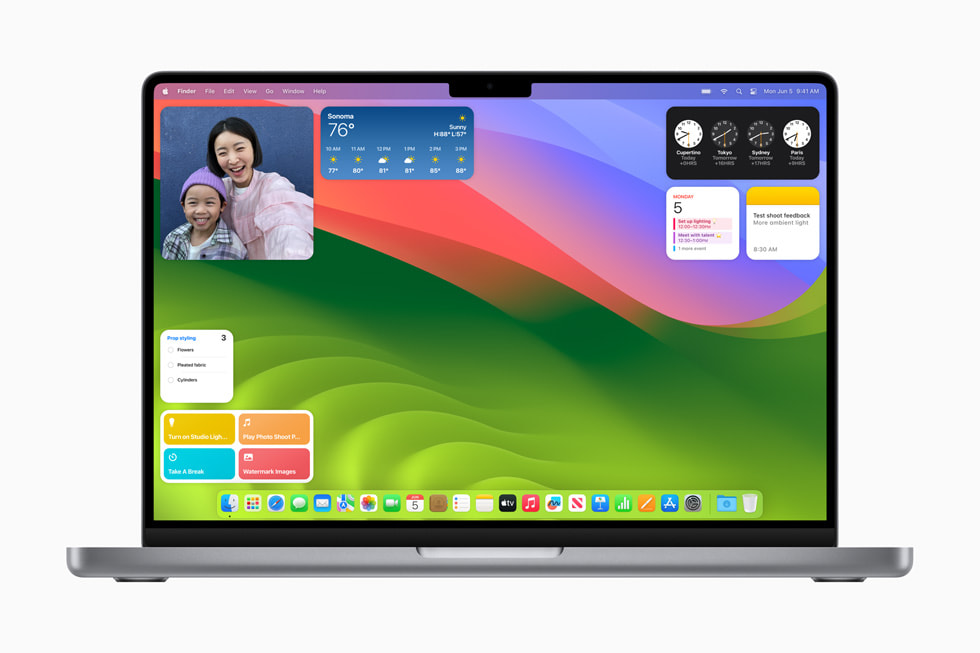 Add Widgets to macOS Sonoma