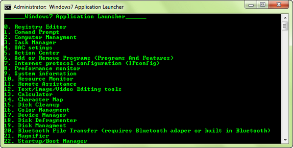 Application launcher