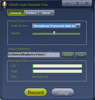 Audio recorder