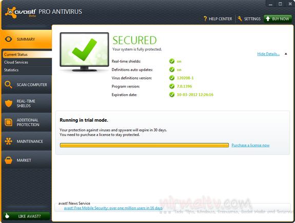 avast free uninstall wondows 8.1