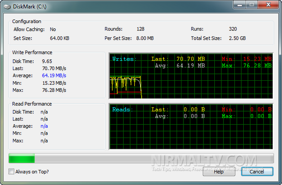 Benchmark disk drives