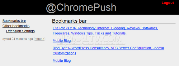 Bookmarks online