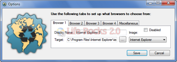 Browser Default Options