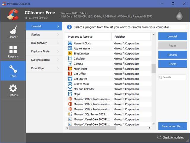 CCleaner