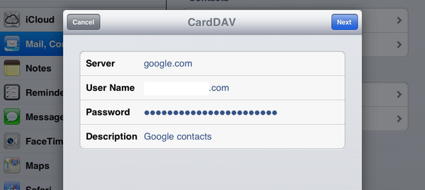 CardDAV