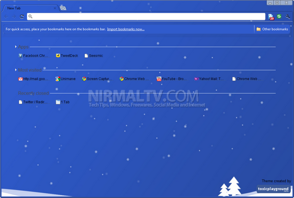 Christmas themes for Chrome 1