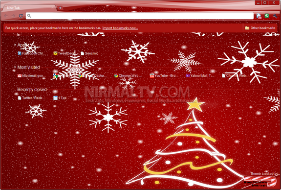 Christmas themes for Chrome 2