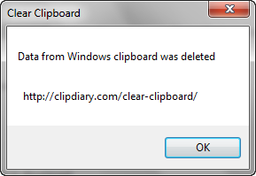 Clipboard Clear