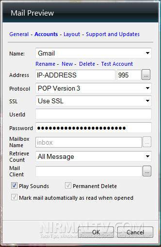 Configure Accounts