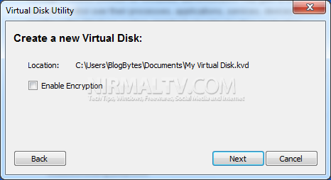 Create Virtual disk