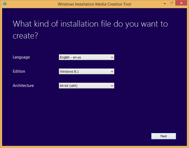 Create Windows 8 iso