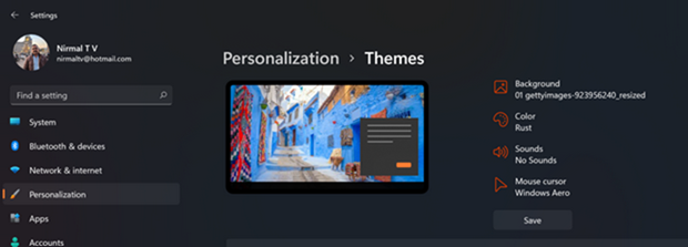 Create Windows 11 Themes