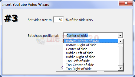 Customize video layout