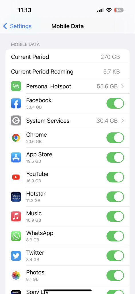 Check Your Data Usage on Android and iPhone