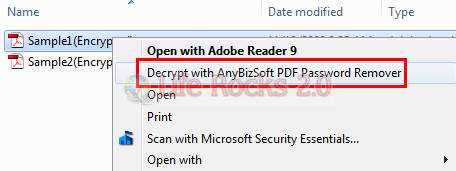 Decrypt PDF files