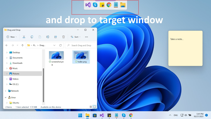 Enable Drag and Drop in Windows 11