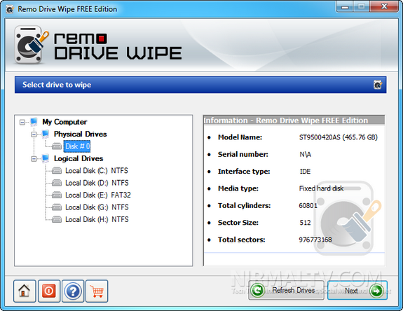 Drive Wipe