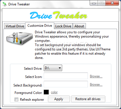 Drive manage
