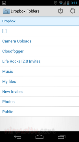 Dropbox Folders