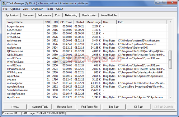 free DTaskManager 1.57.31