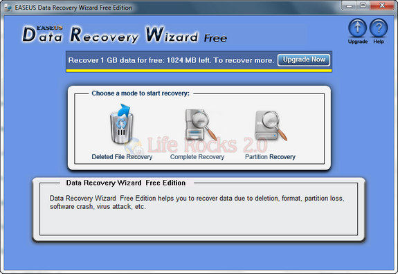 EASEUS Data Recovery Free Edition