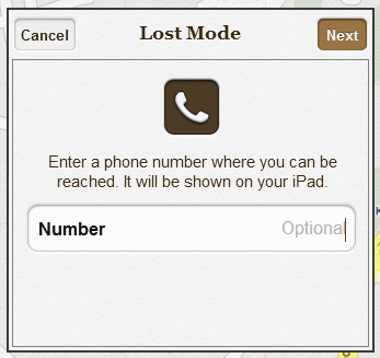 Enter phone number