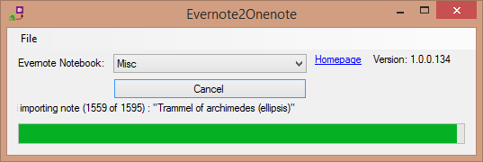 Evernote2Onenote-dialog